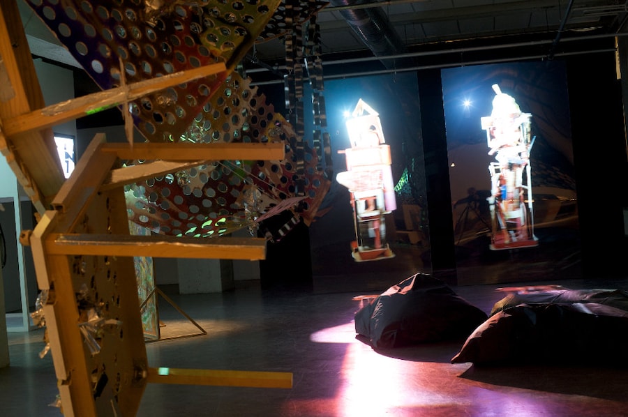 Ben Sansbury installation, photograph courtesy of 0