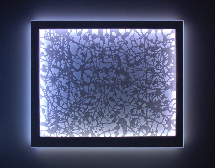 Adam Ball Everything Counts 145x175cm Hand cut whi