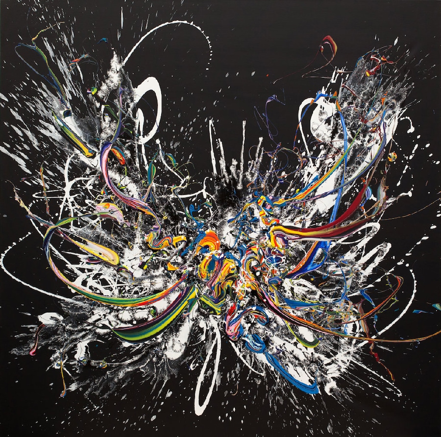 Katrin Fridriks ROYAL gene&amp;ethics Acrylic on canva 3