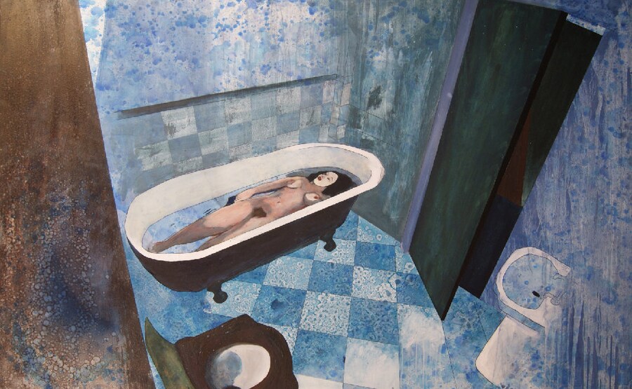 Elizabeth Siddal as Ophelia, 2011, Oil on canvas 1 19