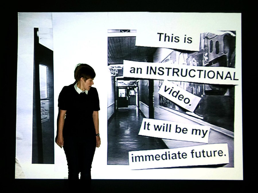 Hart HOLES: A LECTURE, performance documentation, 
