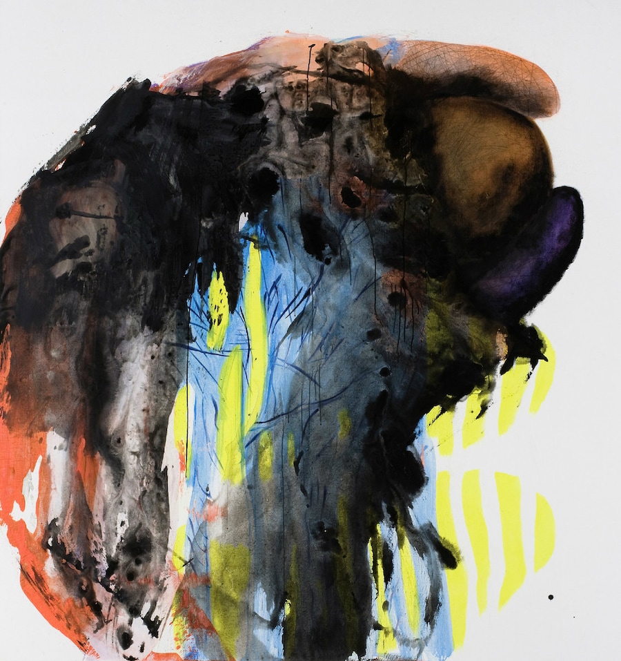 Charline von Heyl - "Lalo", 2008, Acrylic on linen 6