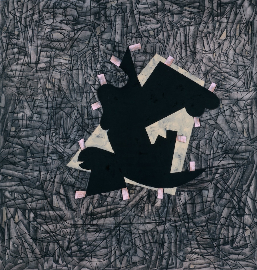 Charline von Heyl - "Regretsy", 2009, Acrylic, oil 2