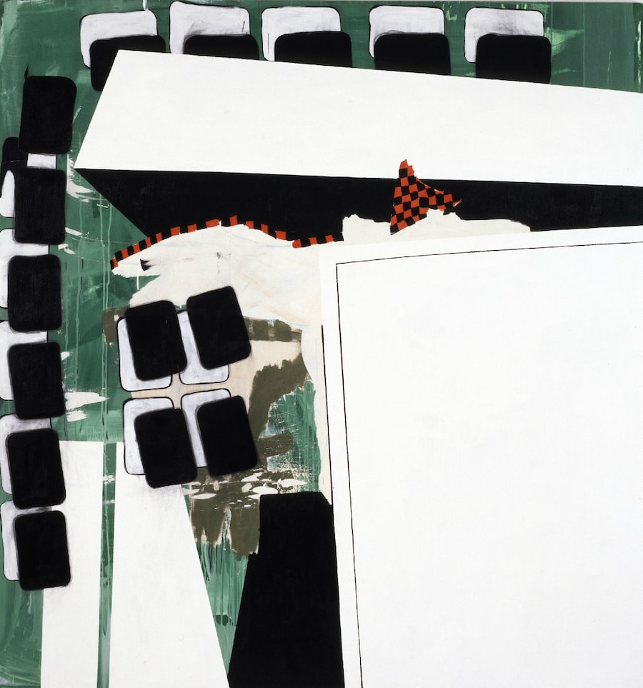 Charline von Heyl - "Voyage", 2008, Acrylic and ch 1