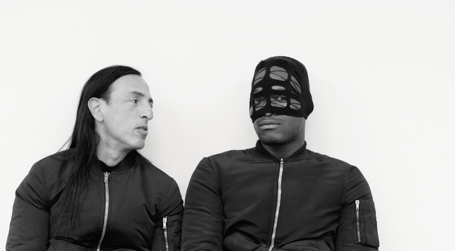 Rick Owens and Zebra Katz wear all clothes by Rick 2