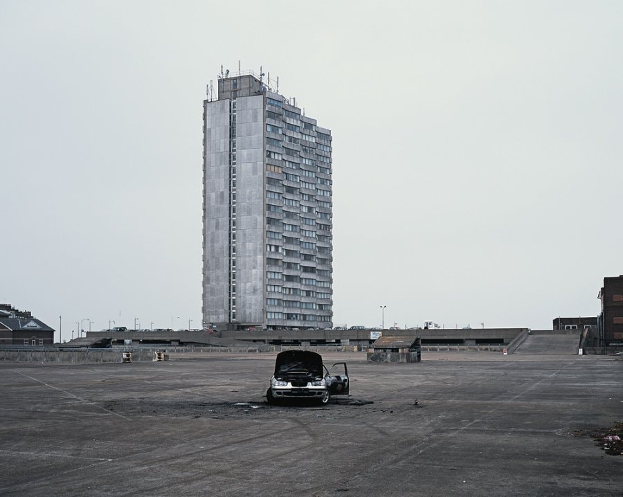 Disused multi storey car park behind Arlington Hou
