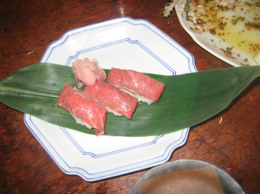 Still having nightmares about beef sushi 1