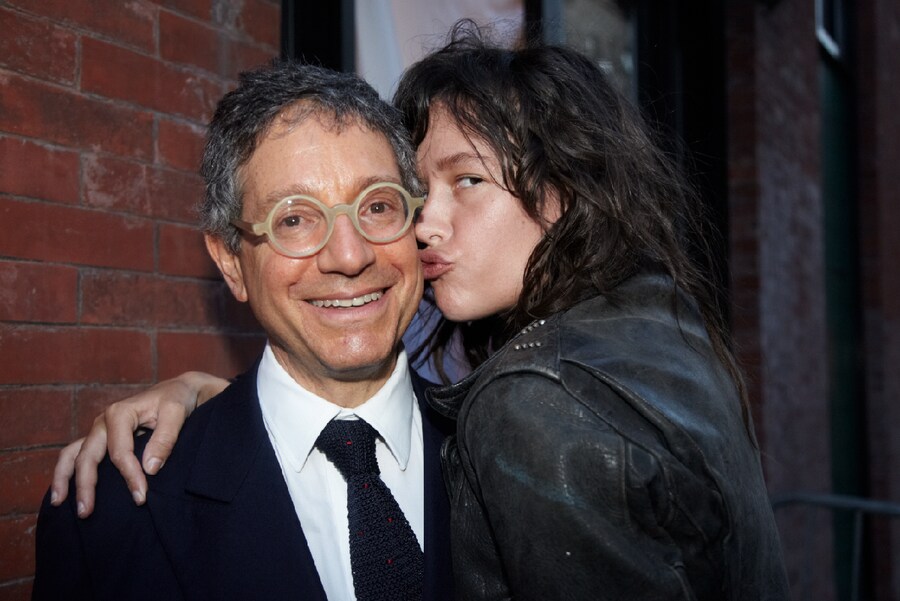 Jeffrey Deitch and Paz de la Huerta 1