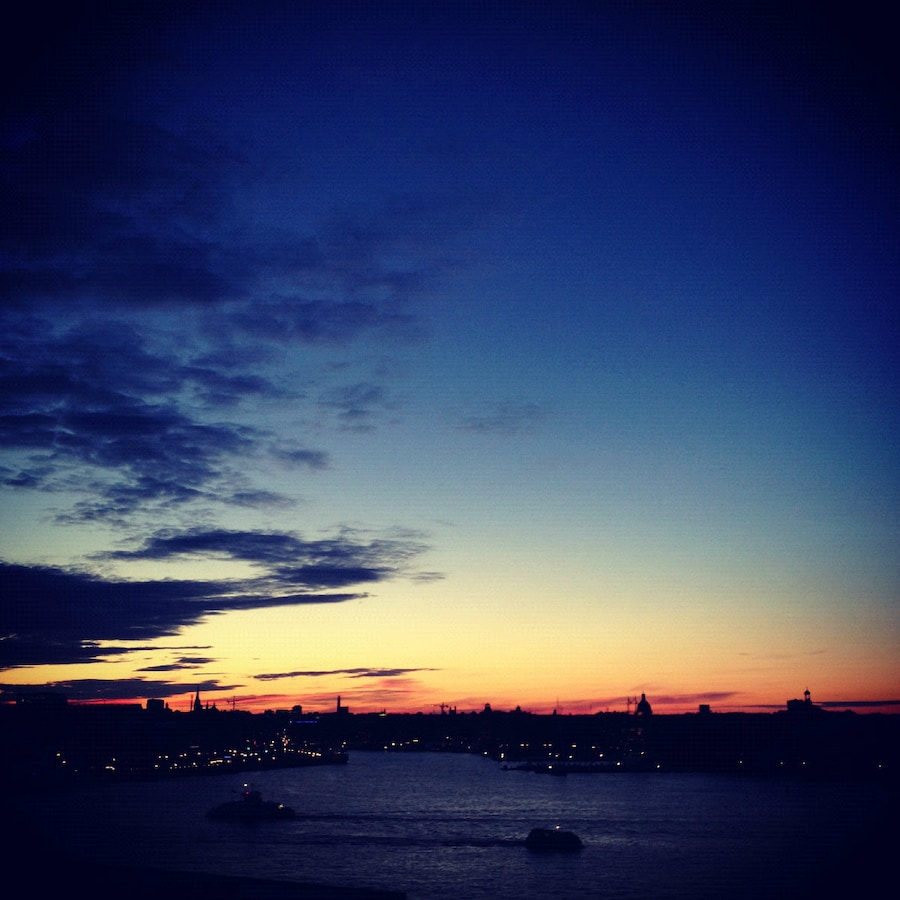 Sunset in Stockholm. Sometimes I am in love with t 7