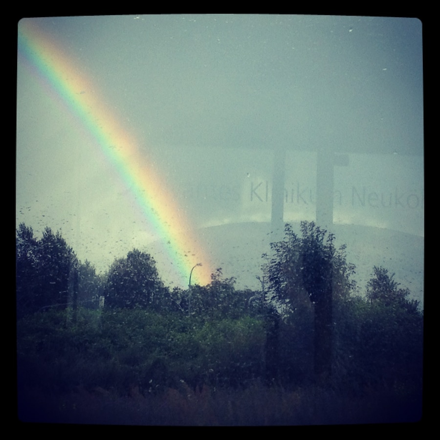 The biggest rainbow I have ever seen... on my way 2