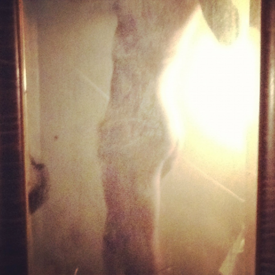 A self portrait in the mirror. 4