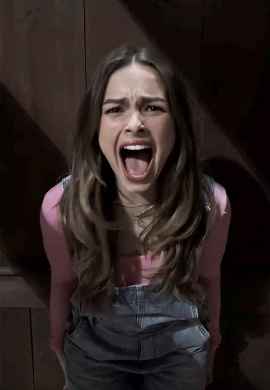 Addison rae screaming