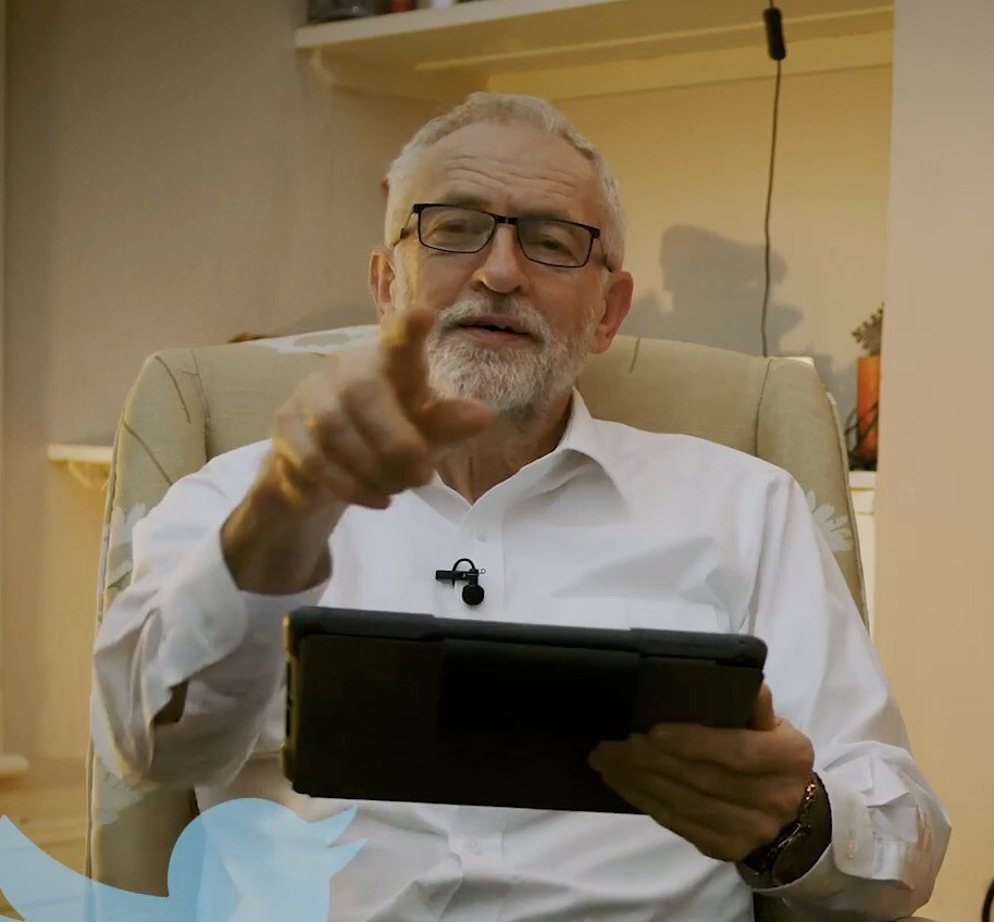 Watch Jeremy Corbyn read mean tweets about himself