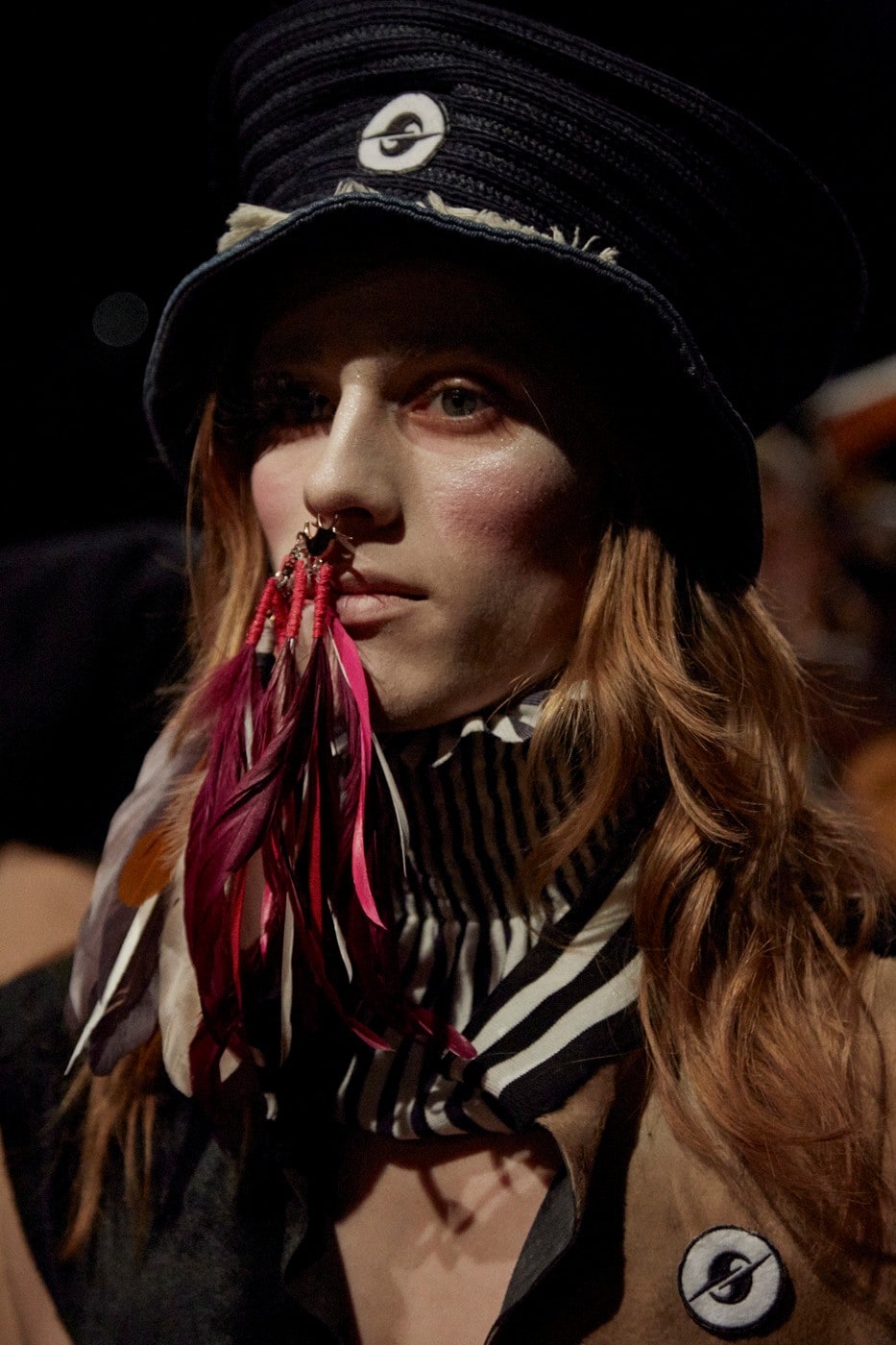 Gypsy Sport AW15 Dazed womenswear nose ring feather