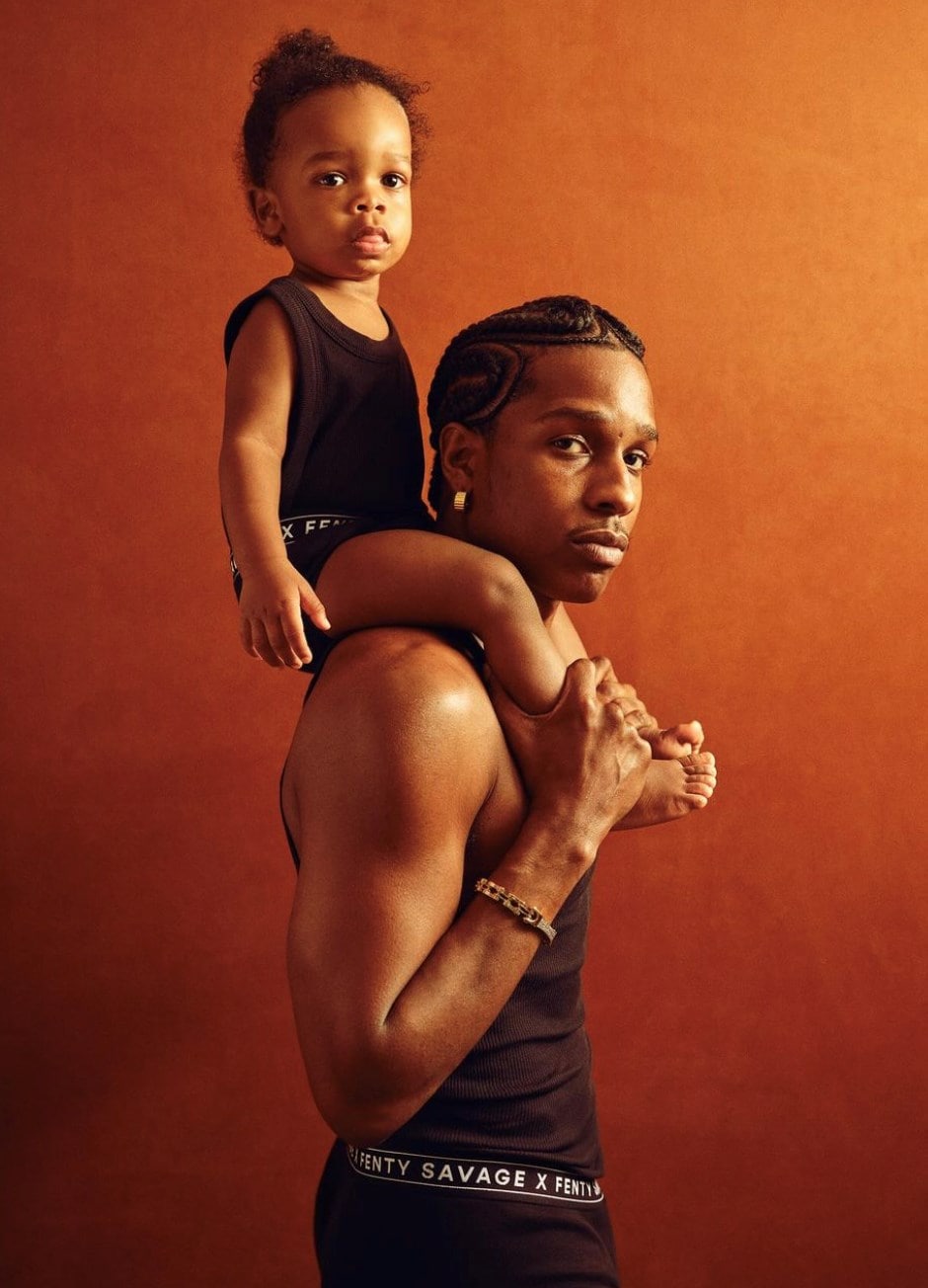 A$AP Rocky x RZA Rihanna Savage Fenty campaign