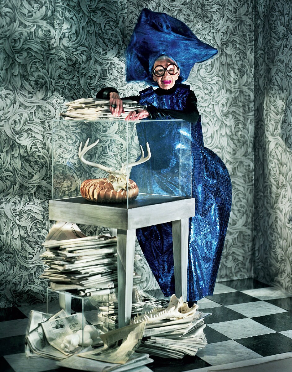 Clothing by Comme des Garçons AW12; headpiece by D