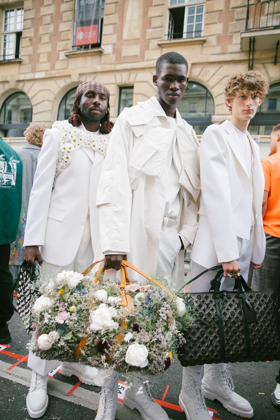 Louis Vuitton on X: #DevHynes, #Octavian, and models backstage at the  #LVMenSS20 Show. @VirgilAbloh presented his latest collection for  #LouisVuitton at the Place Dauphine in Paris. Watch the show on Twitter or