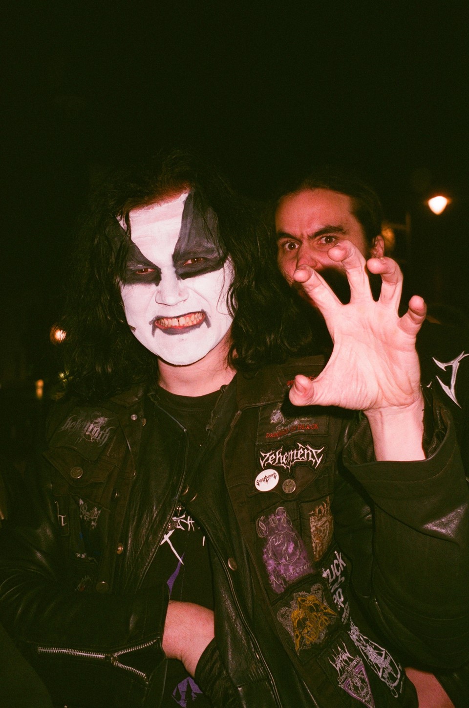 Capturing black metal fans in full 'corpse paint