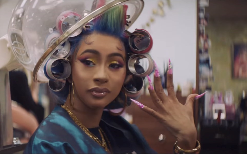 Cardi b sales nails reebok