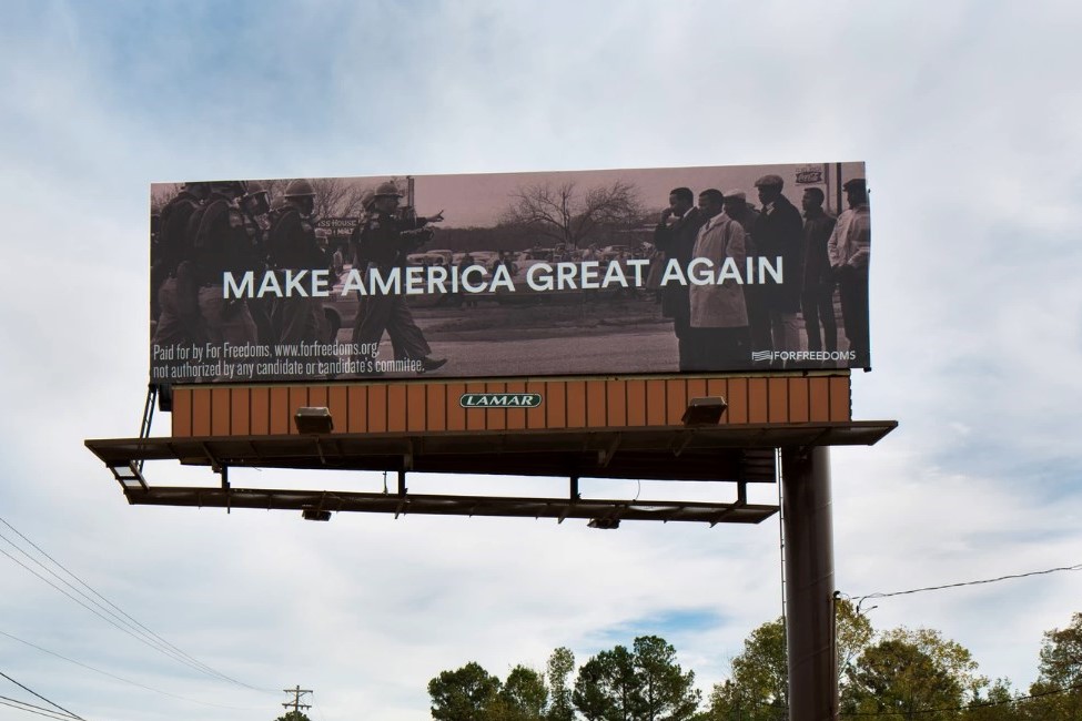 An artist group is putting up political billboards all over America | Dazed