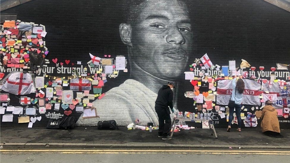 Marcus Rashford mural