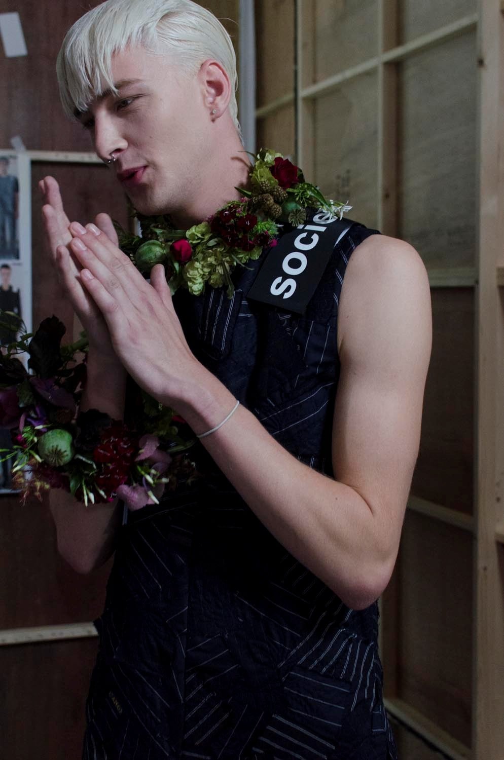 Matthew Miller SS15 Mens collections, Dazed backstage