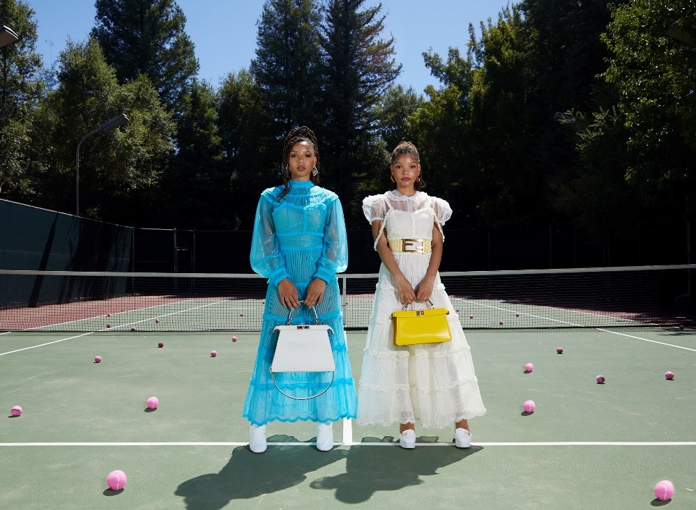 Chloe x Halle MeandMyPeekaboo Fendi campaign
