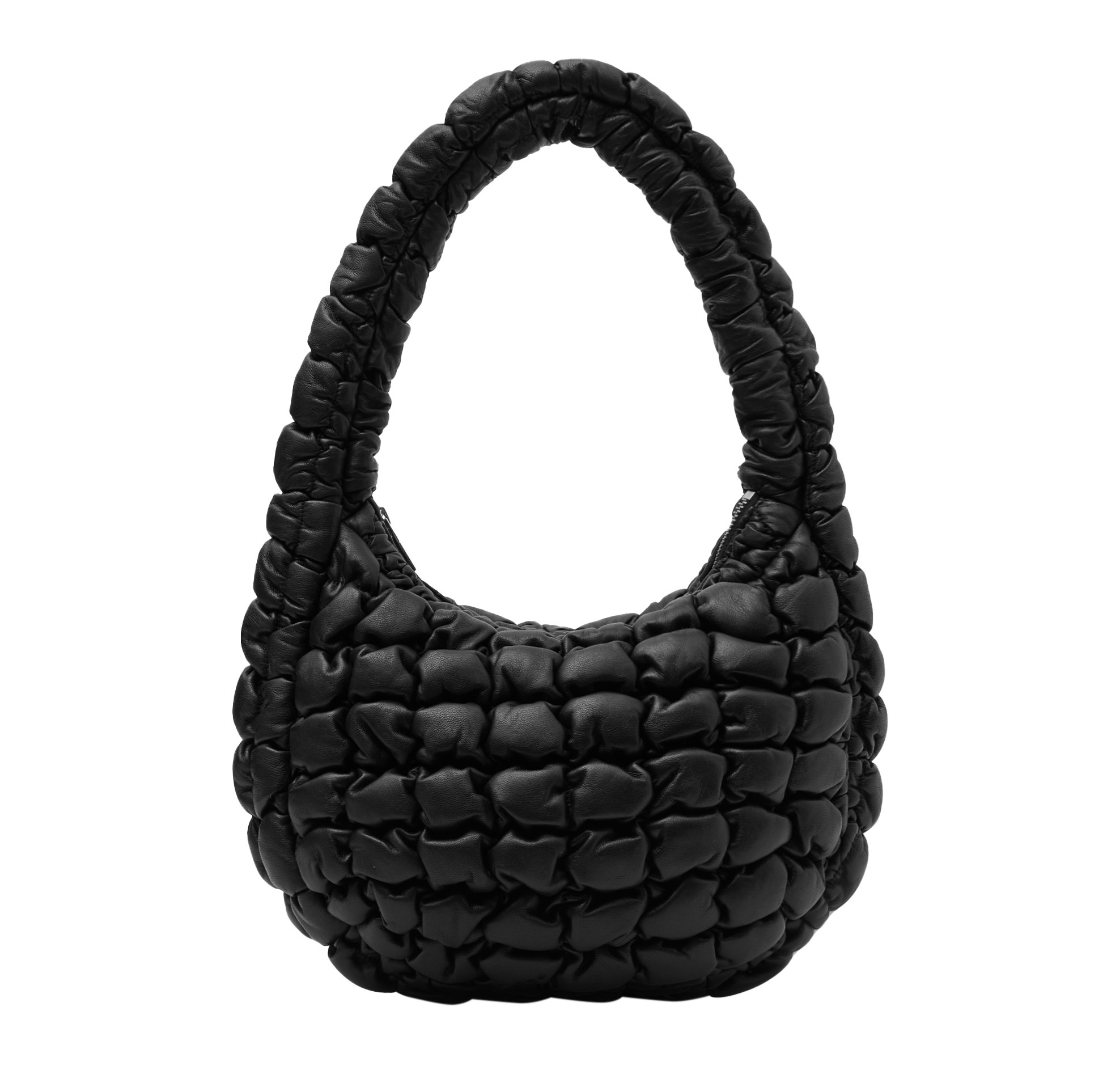 QUILTED MINI BAG - LEATHER
